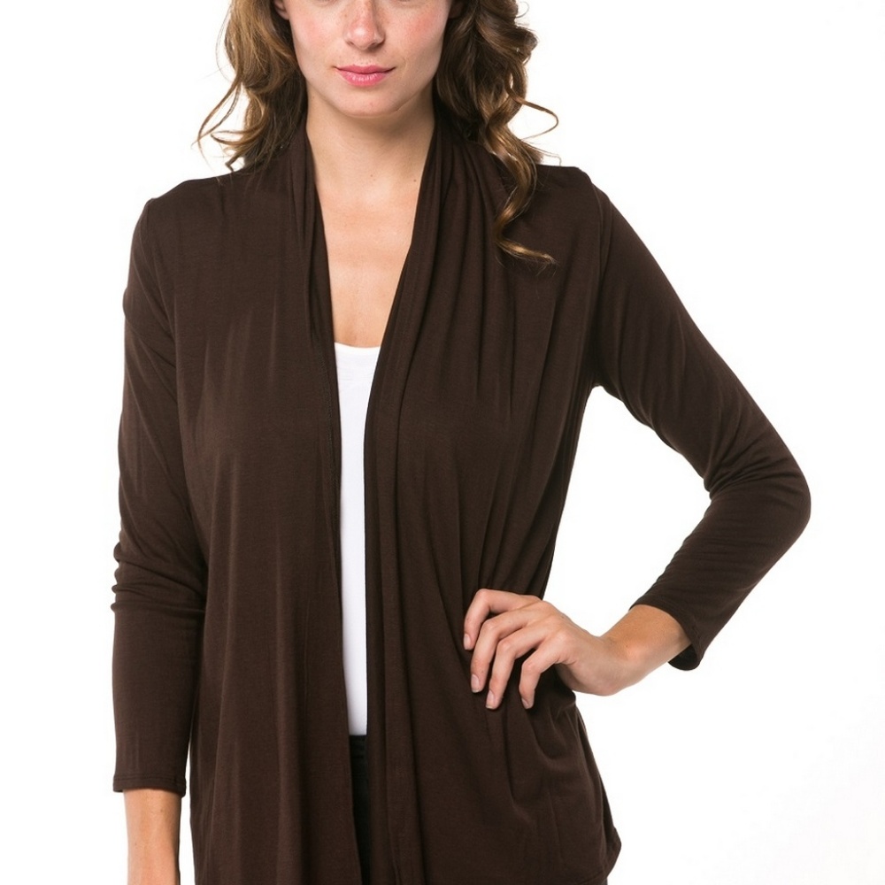 solid Cardigan - Picture 2 of 4